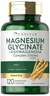 Carlyle Glicinato De Magnesio + Ashwagandha Complex