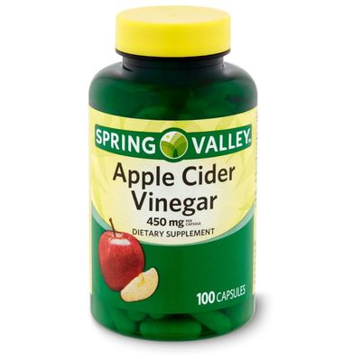 Spring Valley Vinagre de Manzana Capsulas x 100