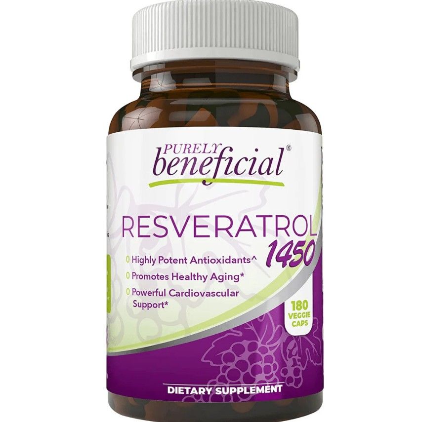 Resveratrol 1450 Mg Purely Beneficial x 180 Cap