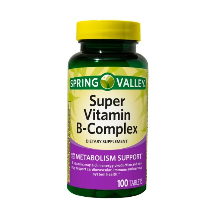 Spring Valley Super B Complex 100 Tabletas