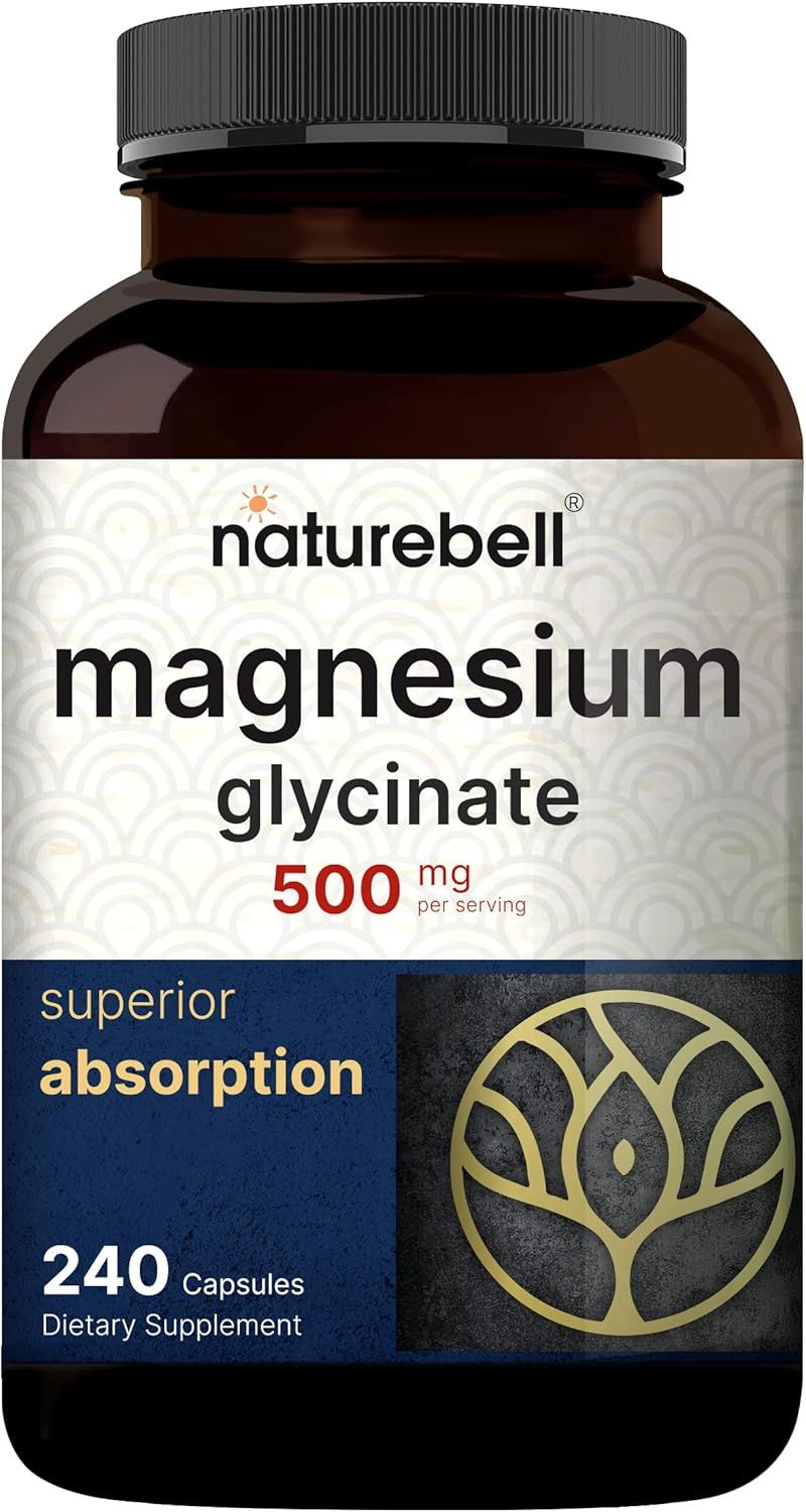 Glicinato de Magnesio 500mg Naturebell