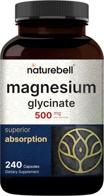 Glicinato de Magnesio 500mg Naturebell