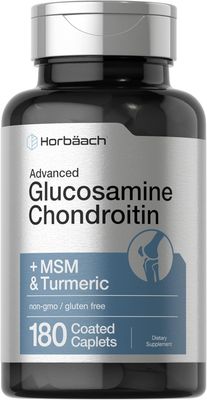 Glucosamina y Condroitina + MSM &amp; Cúrcuma Horbäach