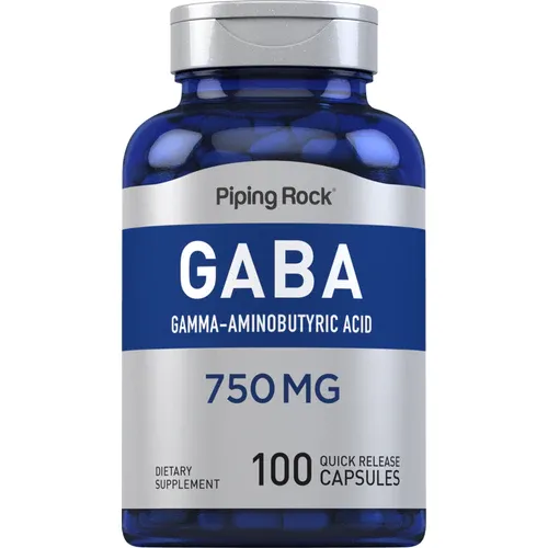 GABA (ácido gamma-aminobutírico) Piping Rock 100 cap