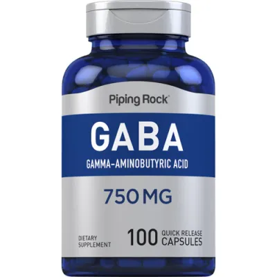 GABA (ácido gamma-aminobutírico) Piping Rock 100 cap