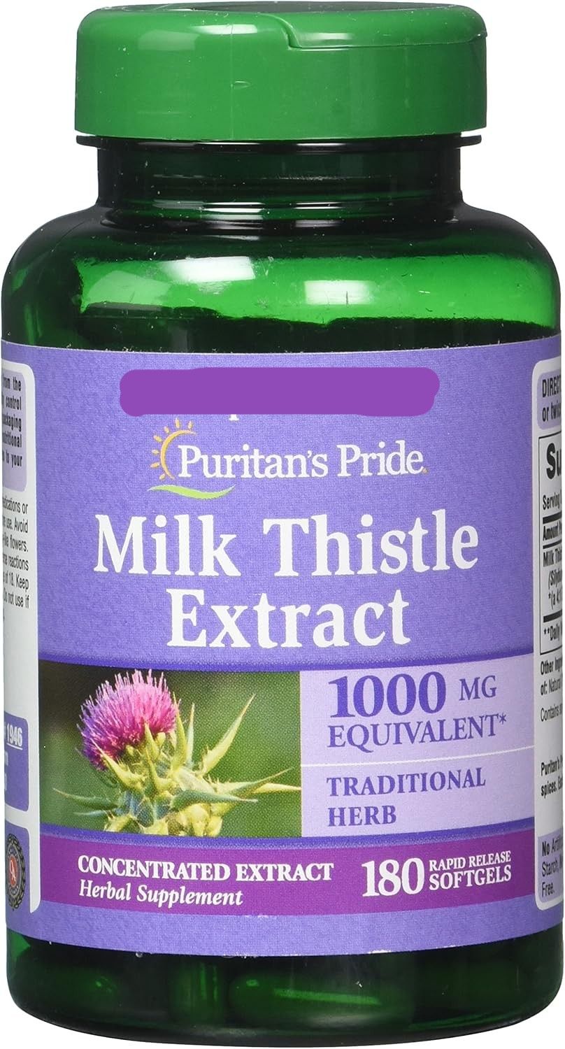 Cardo Mariano Puritan&#39;s Pride 1000mg 180 cap
