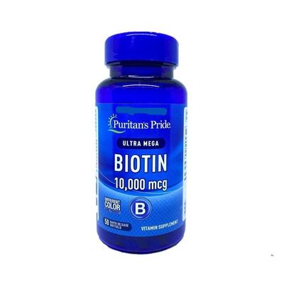 Biotina Ultra Mega 10.000mcg 50 Cap Puritan&#39;s Pride