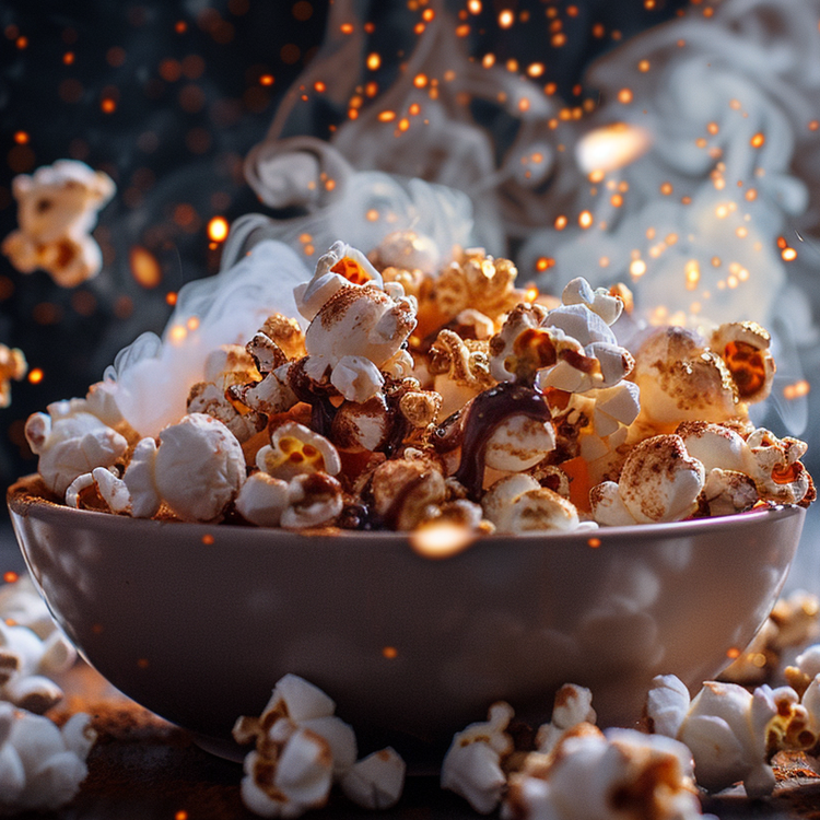 Peanut Butter S'mores Popcorn Recipe | Digital Download