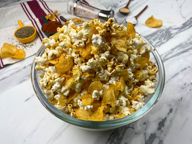 Barbecue Popcorn Recipe Card