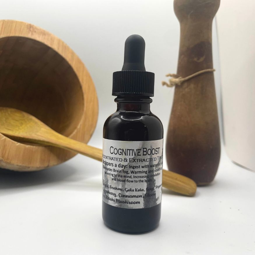 Cognitive Boost | Organic Herbal Tincture | Ayurvedic Formula