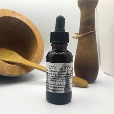 Cognitive Boost | Organic Herbal Tincture | Ayurvedic Formula