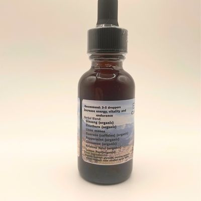 Energy Boost | Organic Herbal Tincture | Western & Eastern Formula