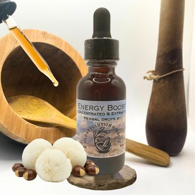 Energy Boost | Organic Herbal Tincture | Western & Eastern Formula