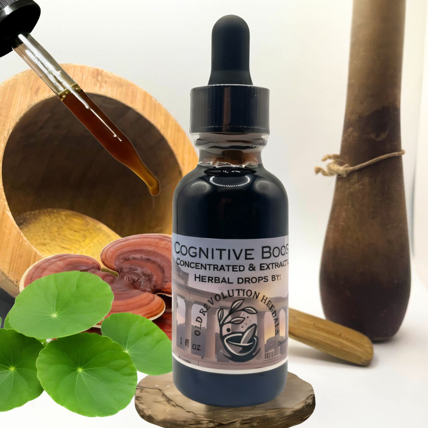 Cognitive Boost | Organic Herbal Tincture | Ayurvedic Formula