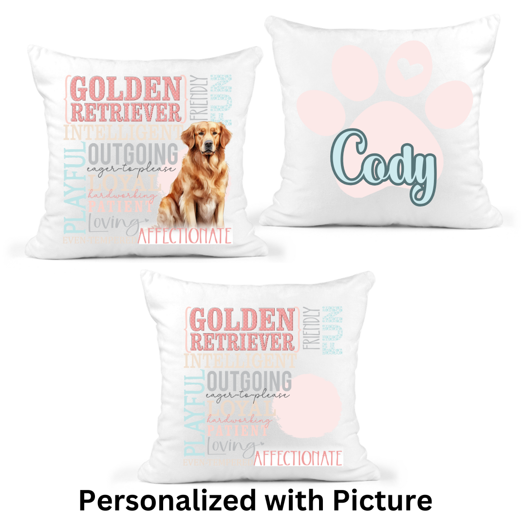 Dog Breed Personality Throw Pillow