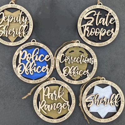 Officer Ornaments