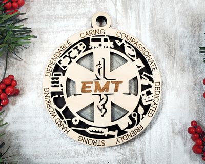 First Responder Ornament -EMT
