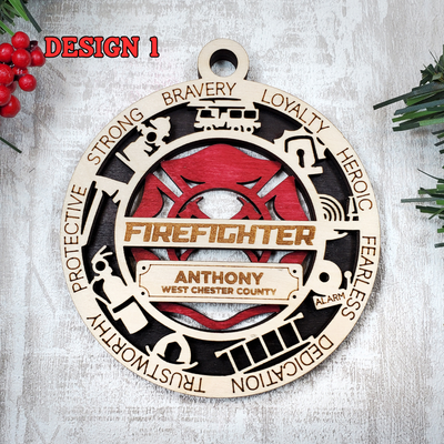 First Responder Ornament - Fire Fighter
