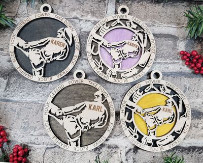 Personalized Stadium Series Martial Arts Ornaments