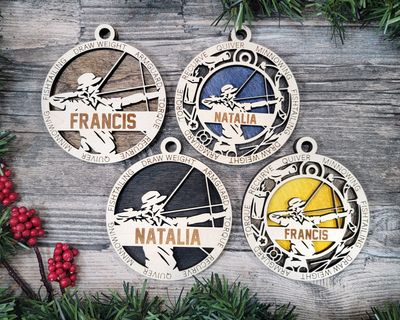 Personalized Stadium Series Archery Sports Ornaments