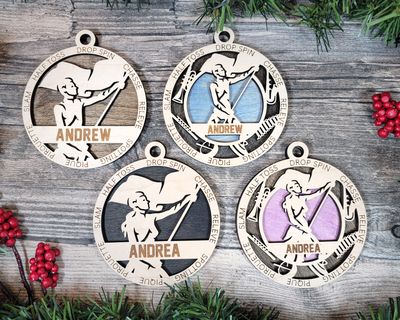 Personalized Stadium Series Color Guard Ornaments