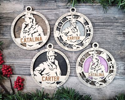 Personalized Stadium Series  Coach Ornaments