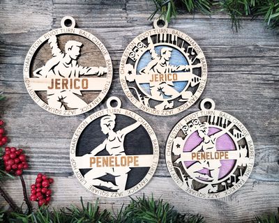 Personalized Stadium Series Dance Jazz Ornaments