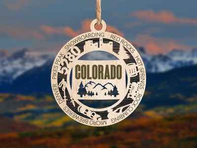 Handcrafted State Pride Ornament - Colorado