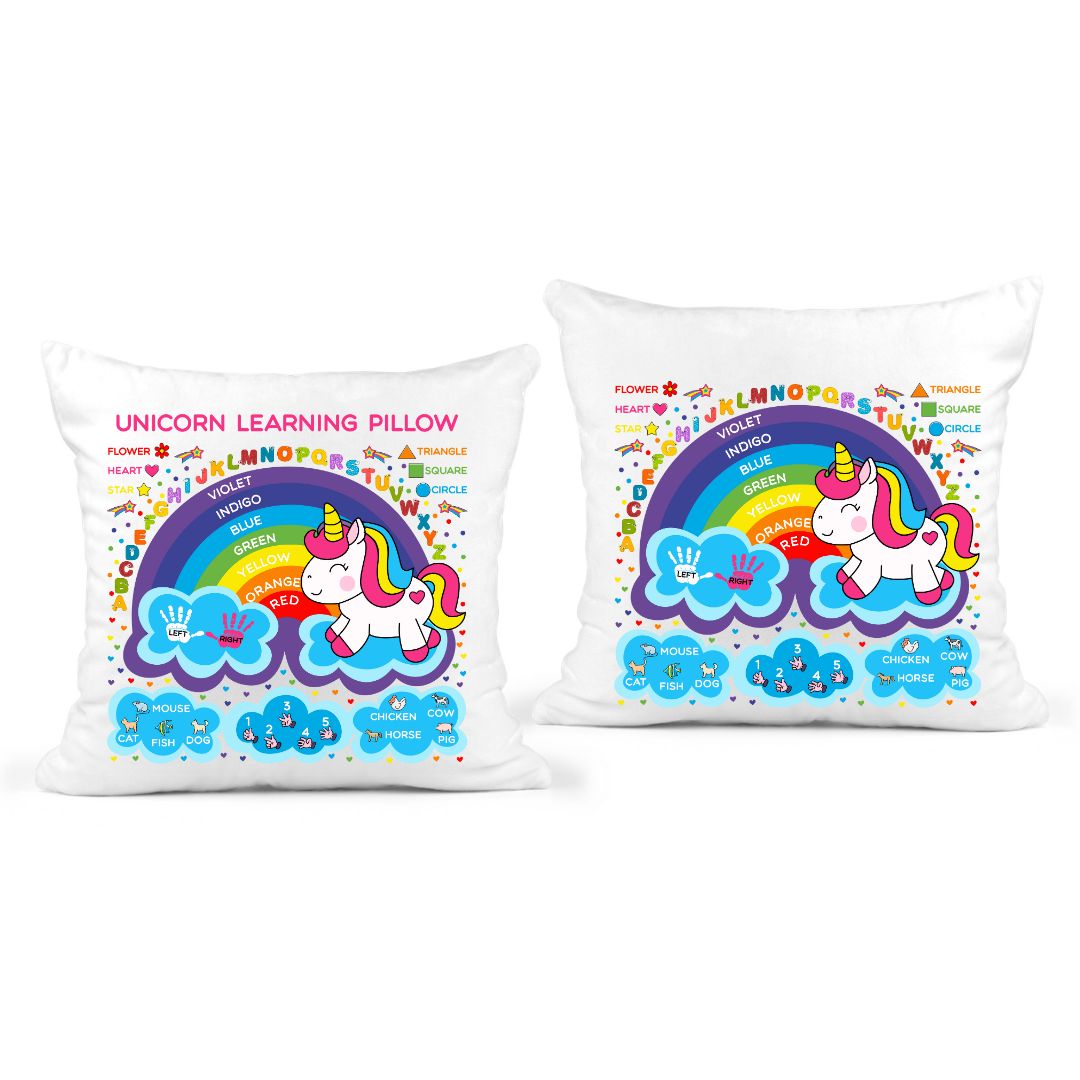Unicorn Learning Pillow