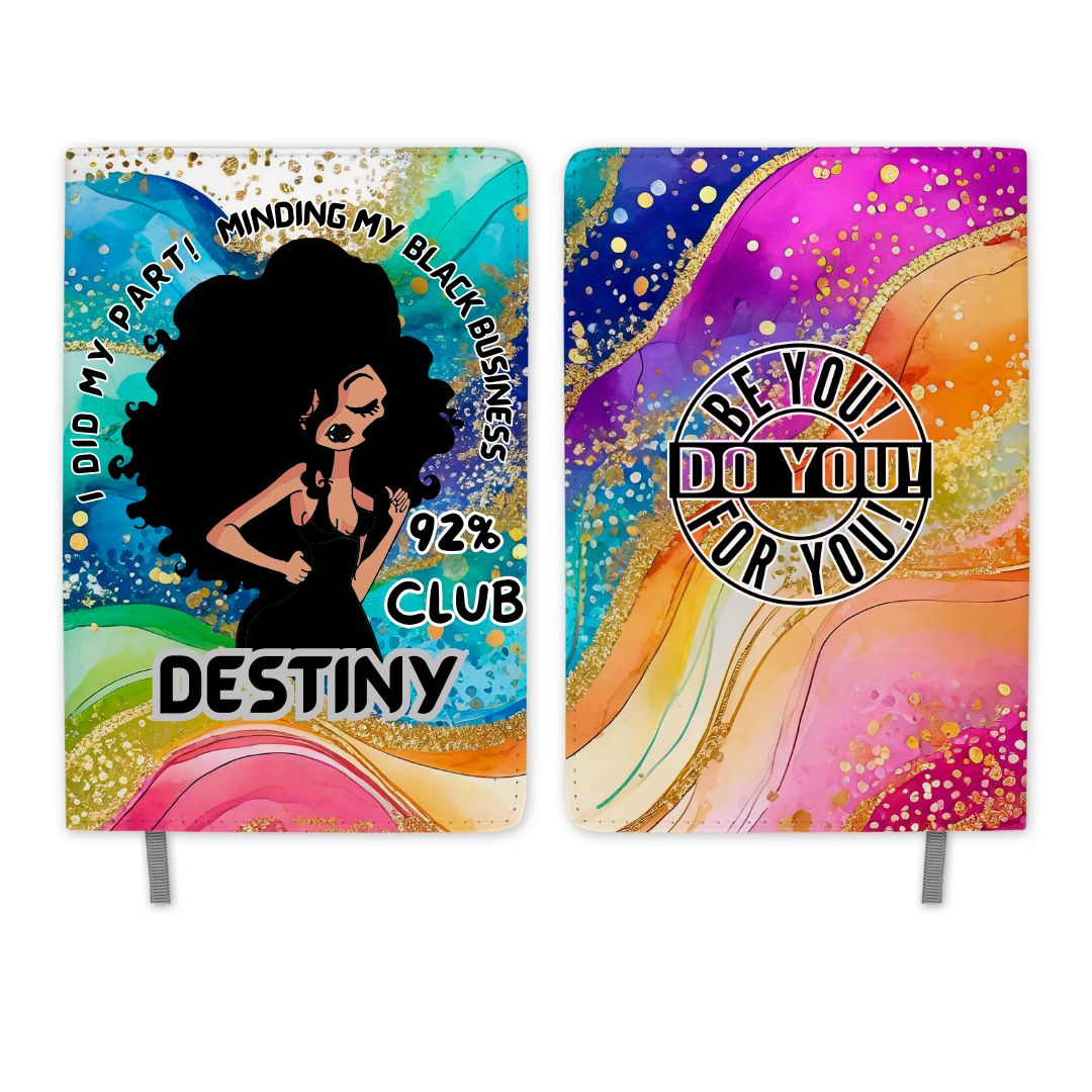 92% Personalized Rainbow Journal