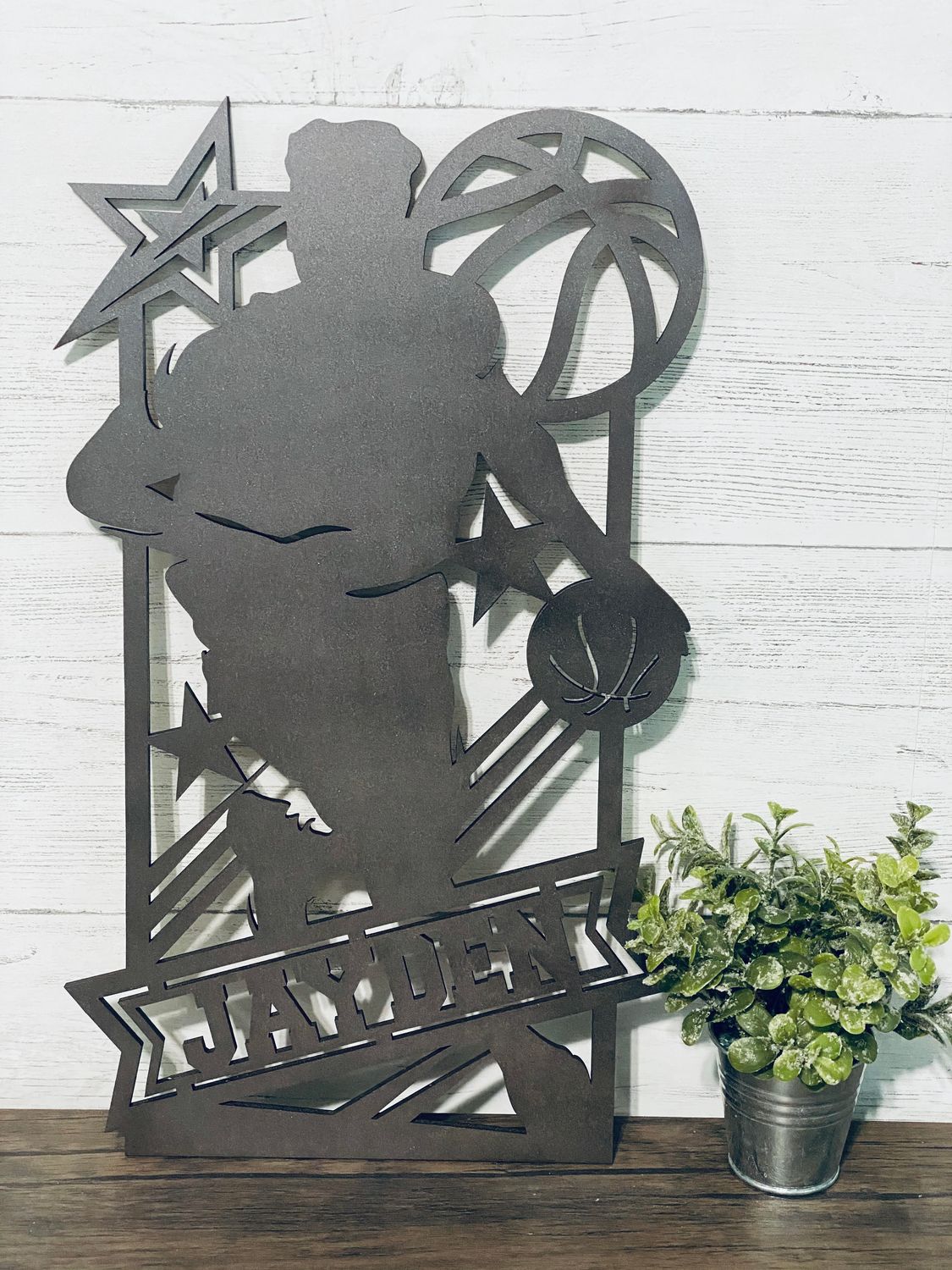 Basketball Single-Layer Sign