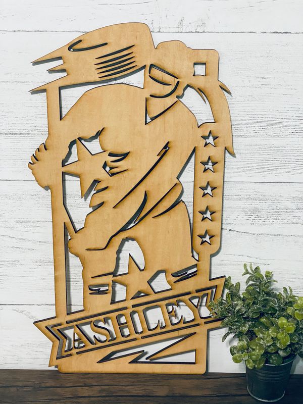 Hockey Single-Layer Sign