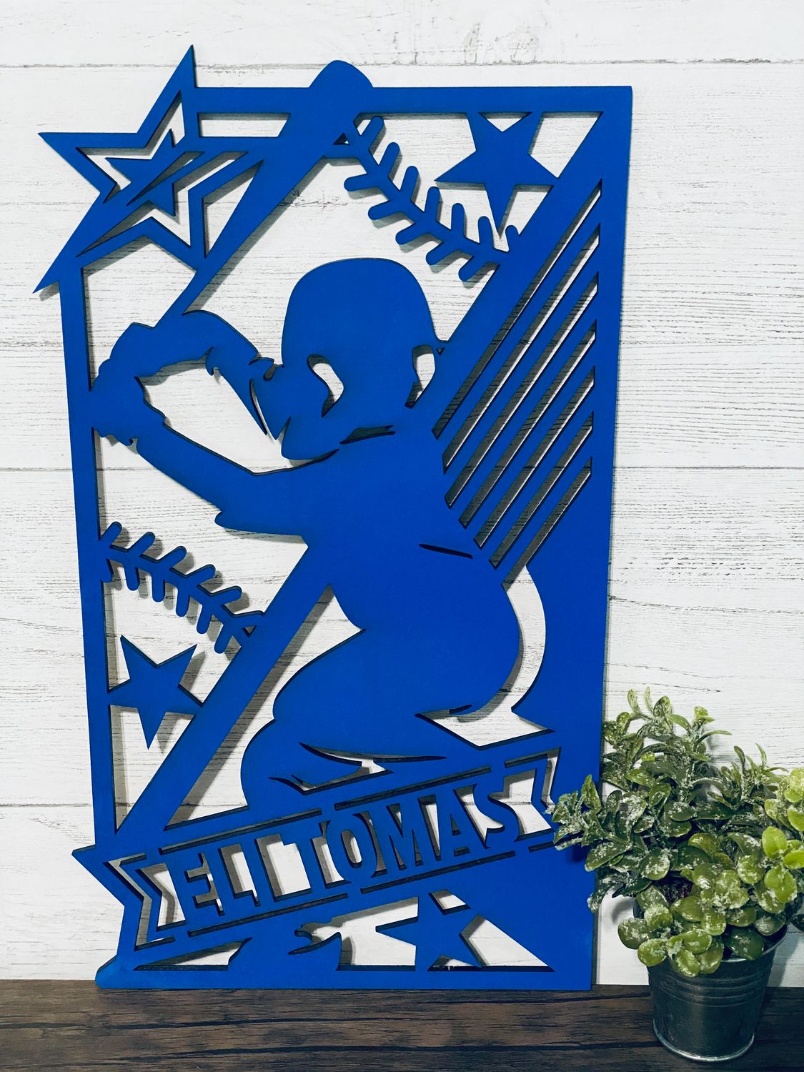 Baseball Single-Layer Sign