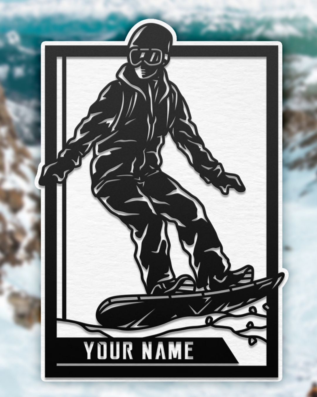 Custom Sports Signs  - Snowboarding