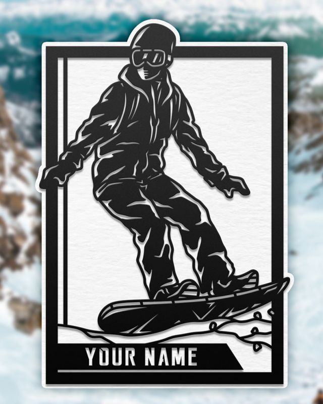 Custom Sports Signs  - Snowboarding