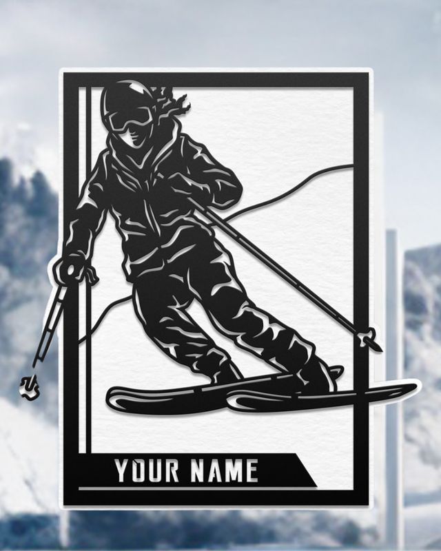 Custom Sports Signs  - Skiing