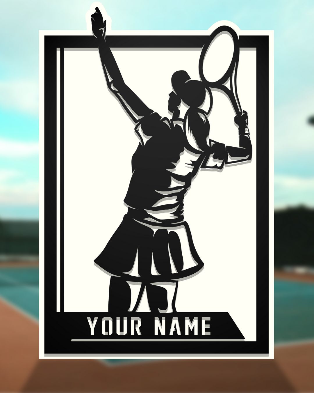 Custom Sports Signs  - Tennis II