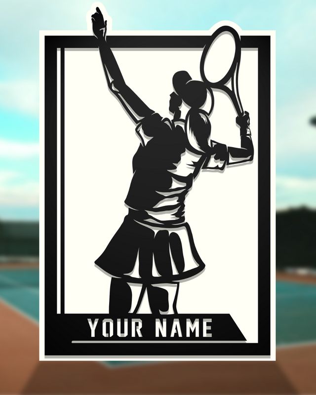 Custom Sports Signs  - Tennis II