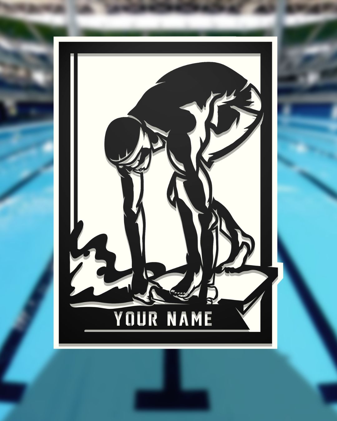 Custom Sports Signs  - Swim