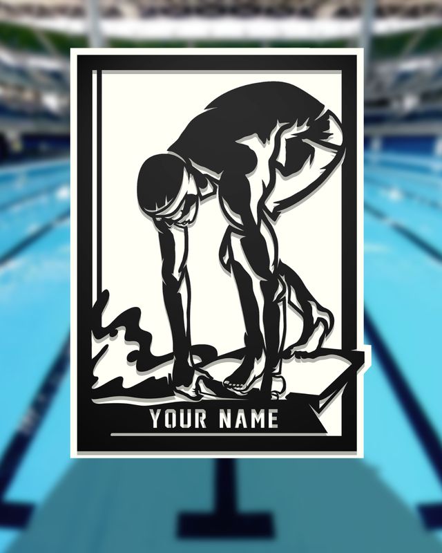 Custom Sports Signs  - Swim