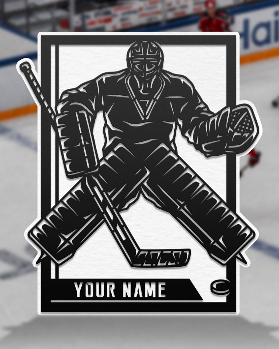 Custom Sports Signs  - Hockey Golie