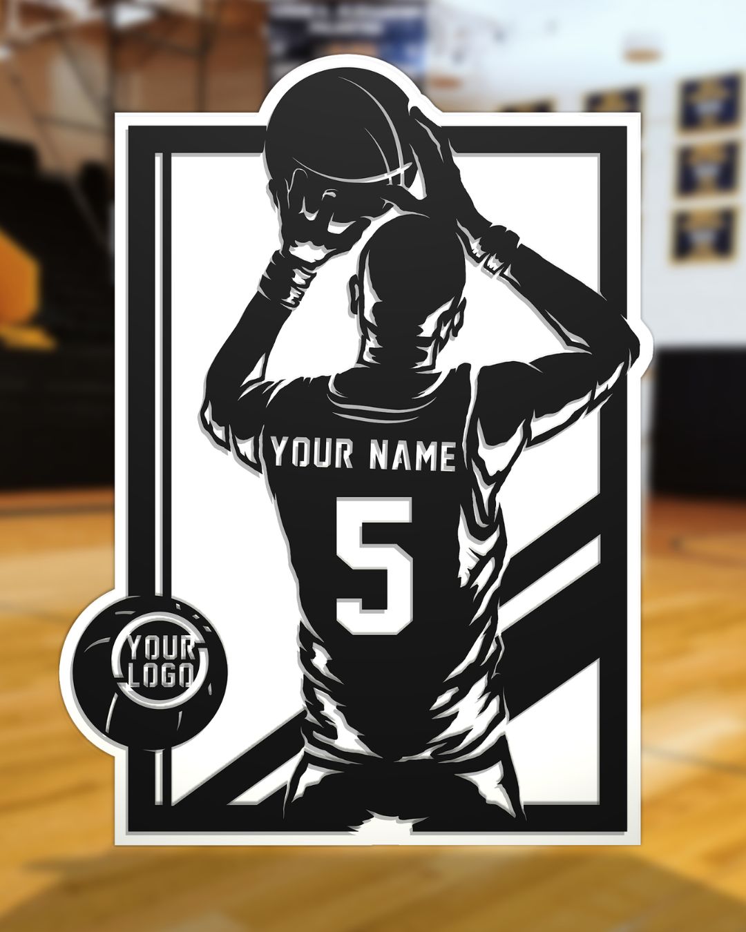 Custom Sports Logo Signs  - Basketball II