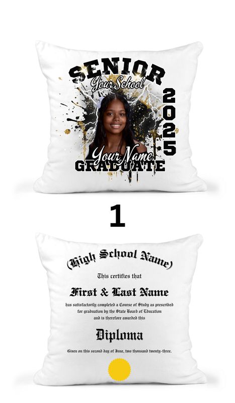 Custom Graduation Pillow Set III