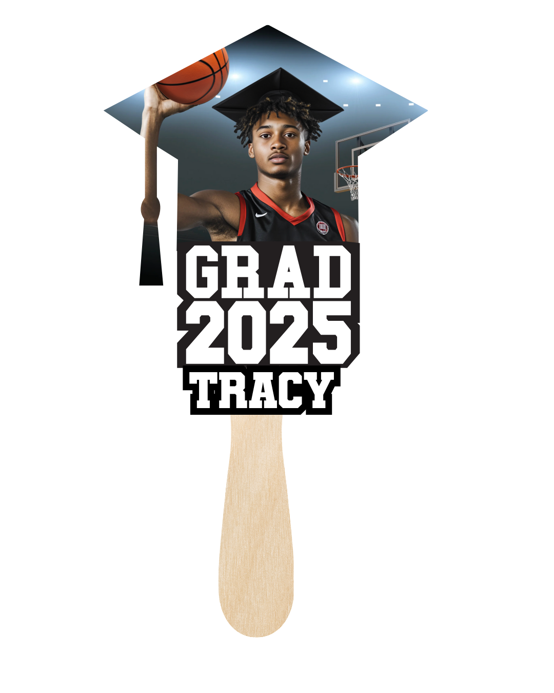 Custom Graduation Fans - Style 4