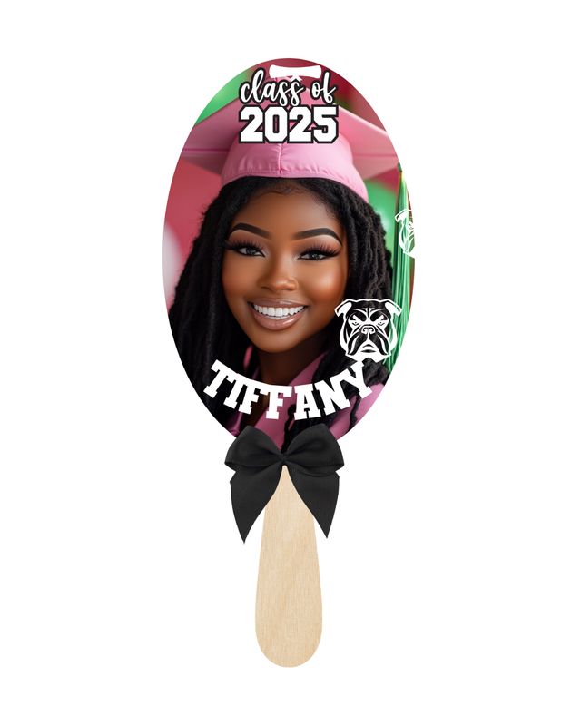 Custom Graduation Fans - Style 11
