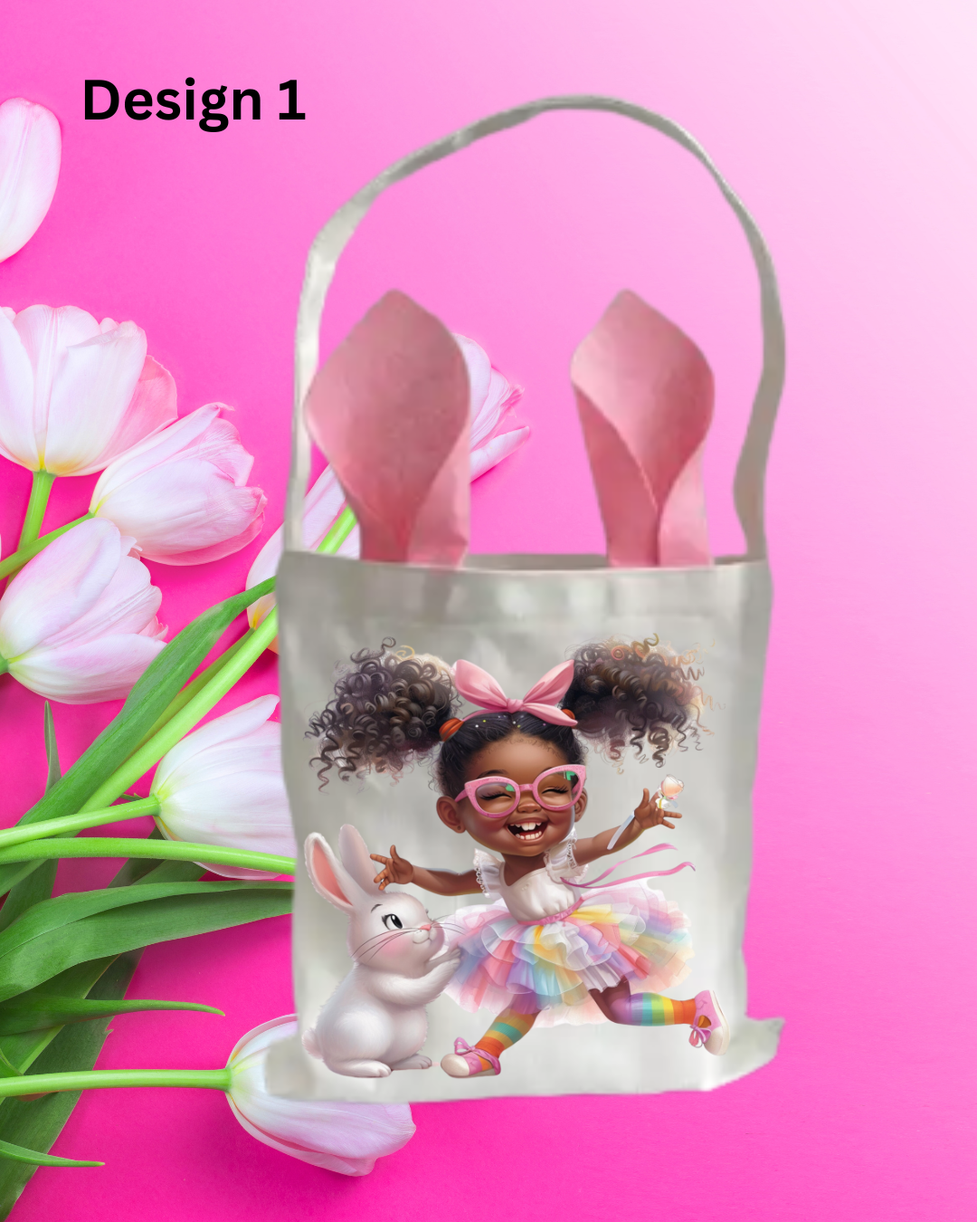 Personalized Easter Bunny Tote Bag – Local Pickup Only