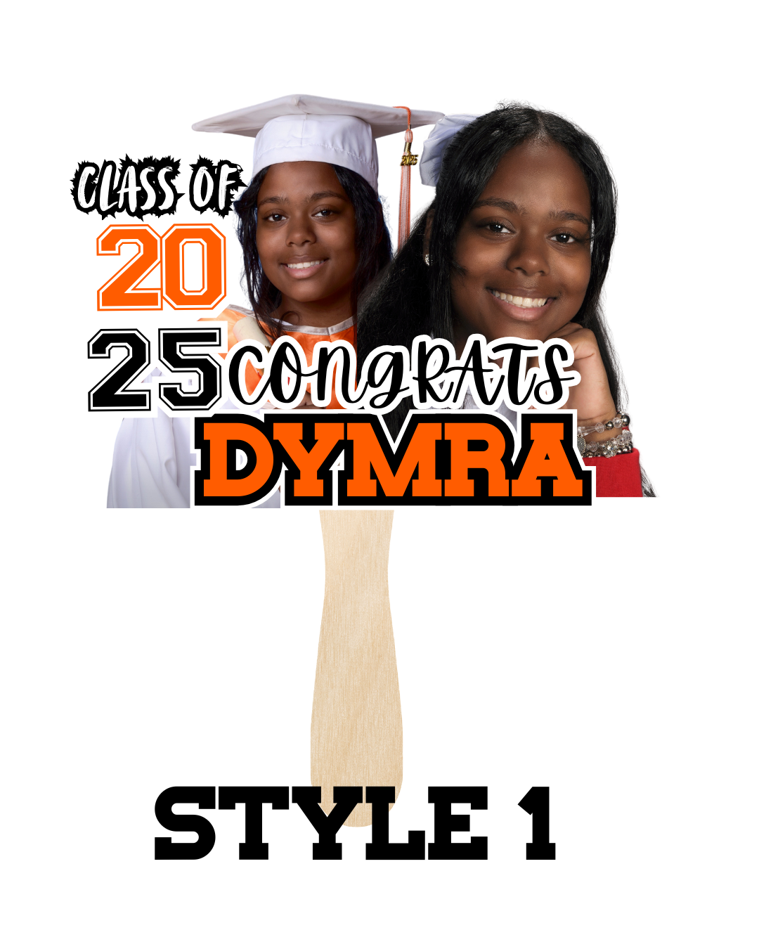 Custom Graduation Fans – Class of 2025