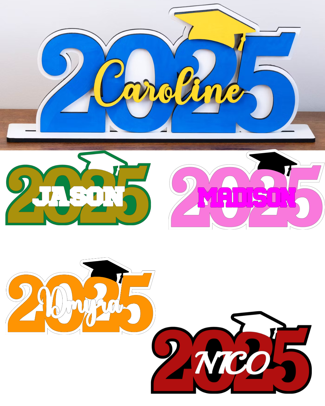 Custom Graduation Name Sign - III