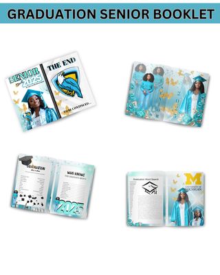 Graduation Senior Booklet – Blue Edition