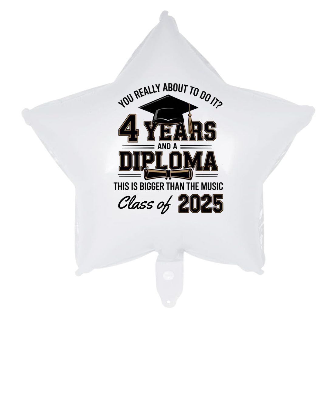 Graduation Balloon Party Pack — 4 Years and a Diploma